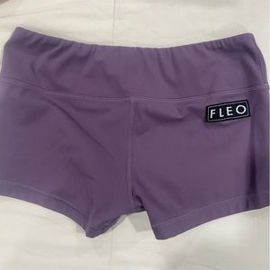 FLEO purple shorts